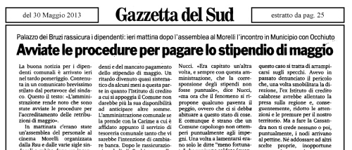 Gazzetta 30 5 2013